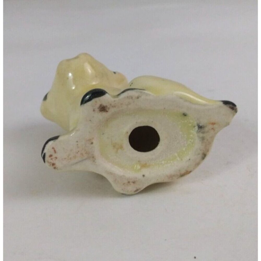 Vintage White Surprised Adorable Puppy Dog 2.25" Salt & Pepper Shakers Japan - Picture 13 of 13